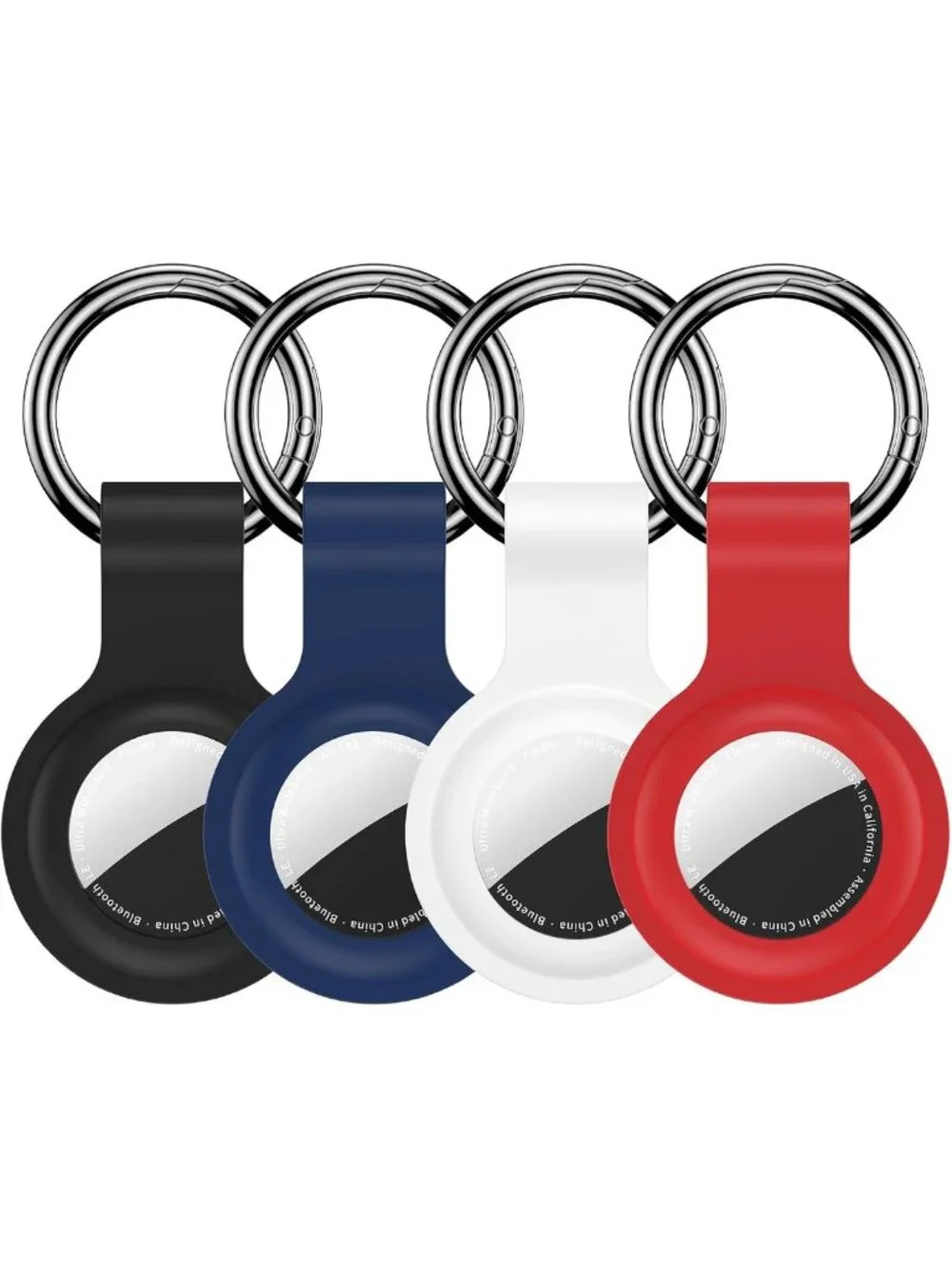 4-Pack Keychain Holders for AirTag - Compatible with 1st & 2nd Gen - Secure